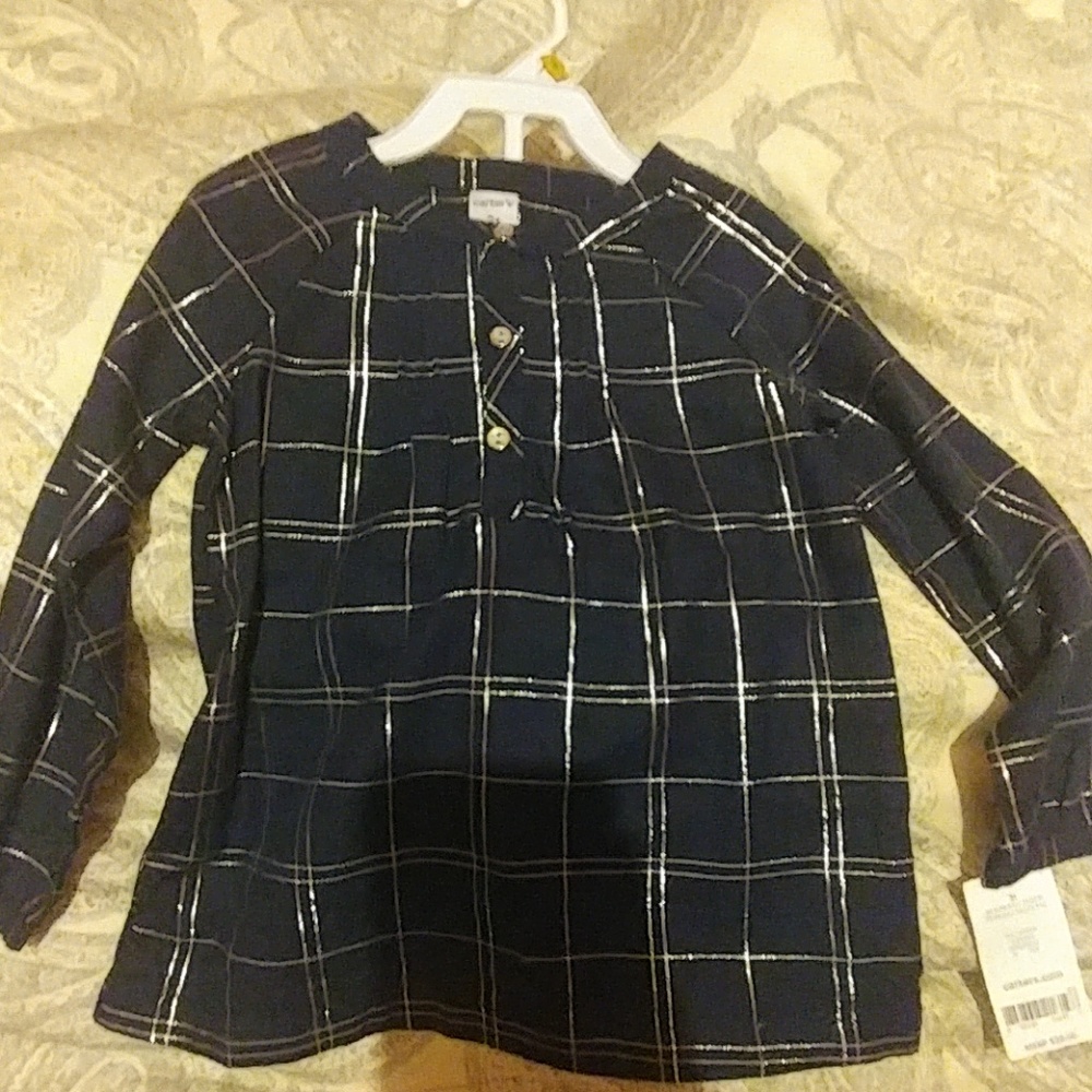 Girls plaid shirt size 3T